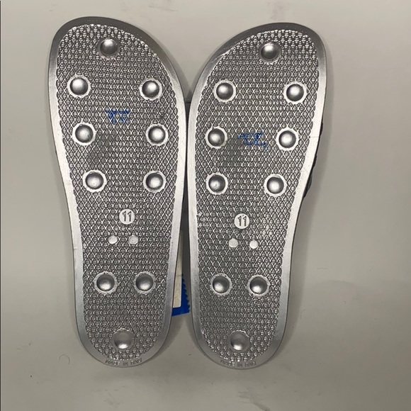 Adidas samba silver slides RARE. Men’s. 11 - Picture 3 of 6